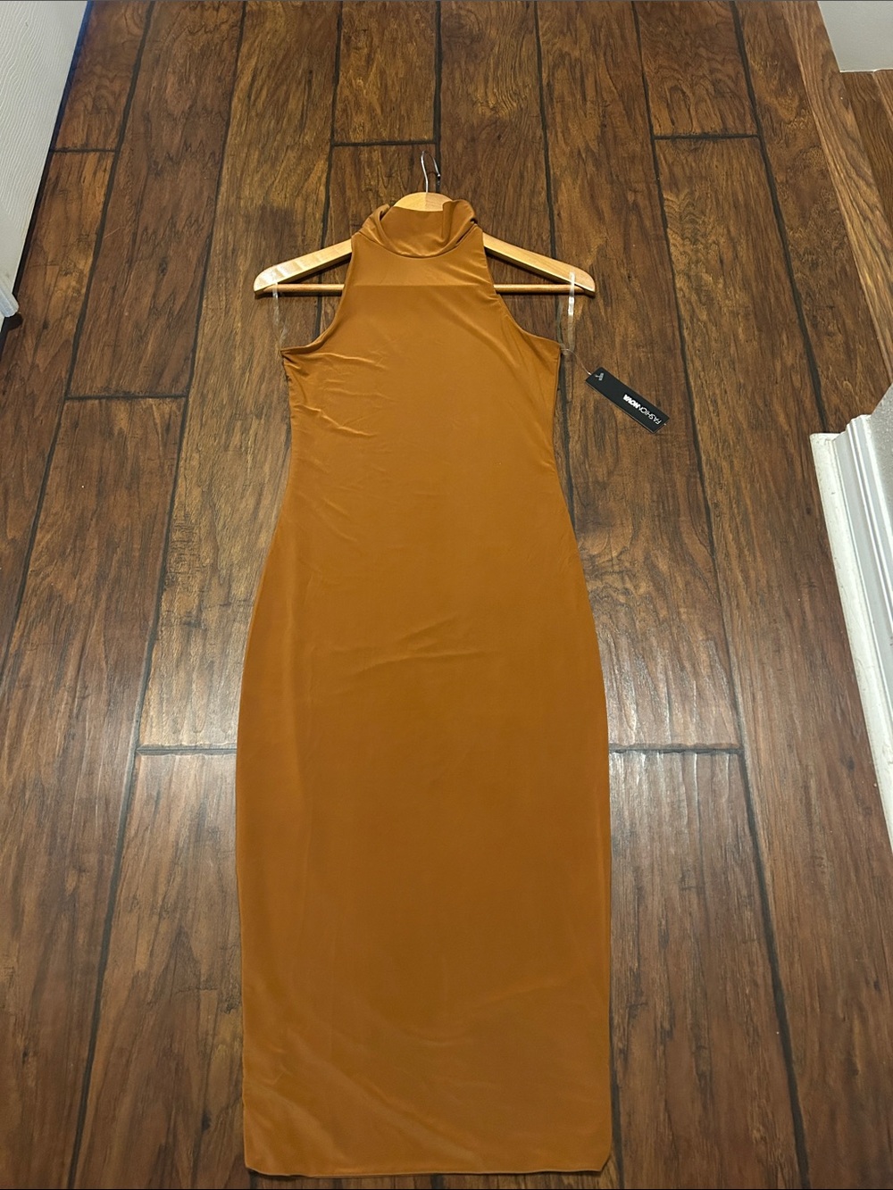 Fashion Nova High-Neck Body Con Dress- NWT